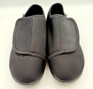 Propet Cush n Foot Women's Slipper Shoe 11 X Wide 2E Black W0206 Therapeutic